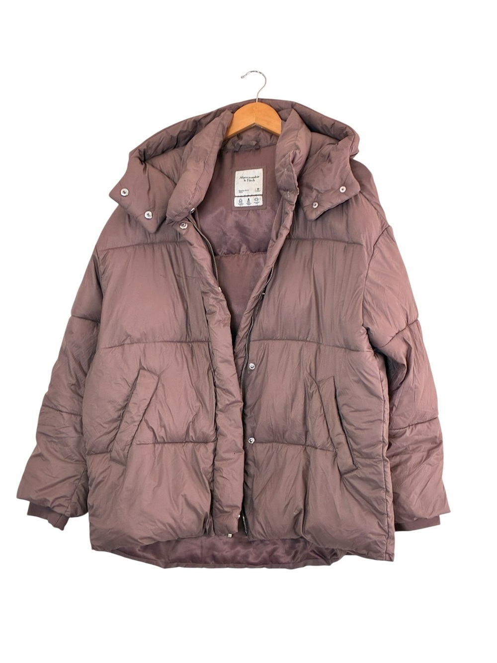 Abercrombie & Fitch | Hooded parka puffer coat size medium